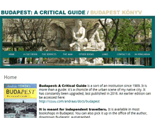 Tablet Screenshot of budapest-criticalguide.hu